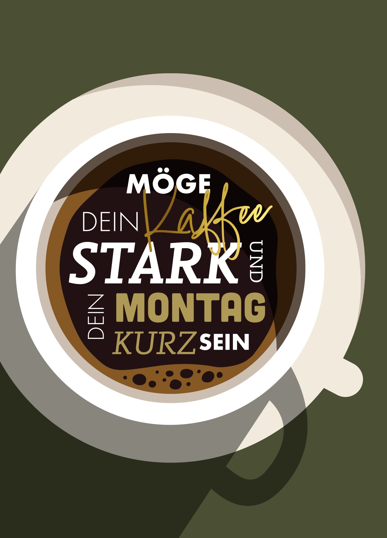 Reinholz Postkarte "Montag"