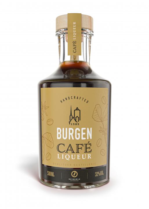 Burgen-Cafe-Liqueur-500ml-front-Schatten Kaffee Lilkör