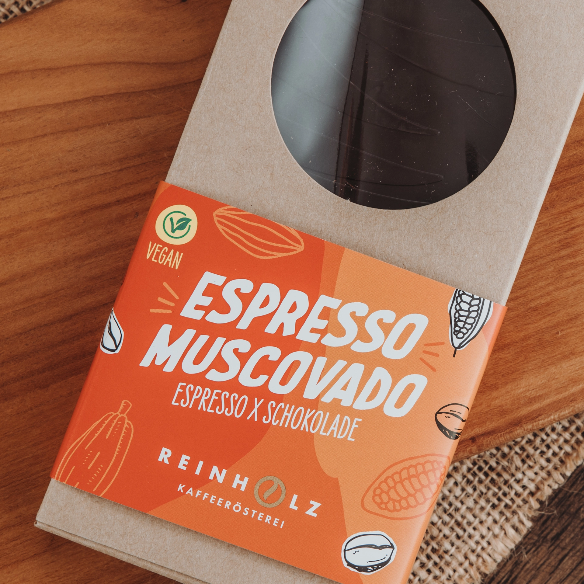 Espresso Muscovado – dunkle Schokolade mit Muscovado-Zucker Espresso Muscovado – dunkle Schokolade mit Muscovado-Zucker