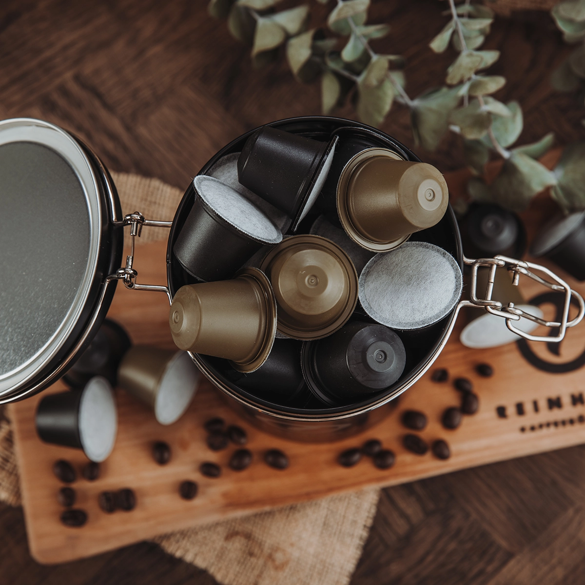 Kaffeedose mit Bügelverschluss Kaffeedose mit Bügelverschluss