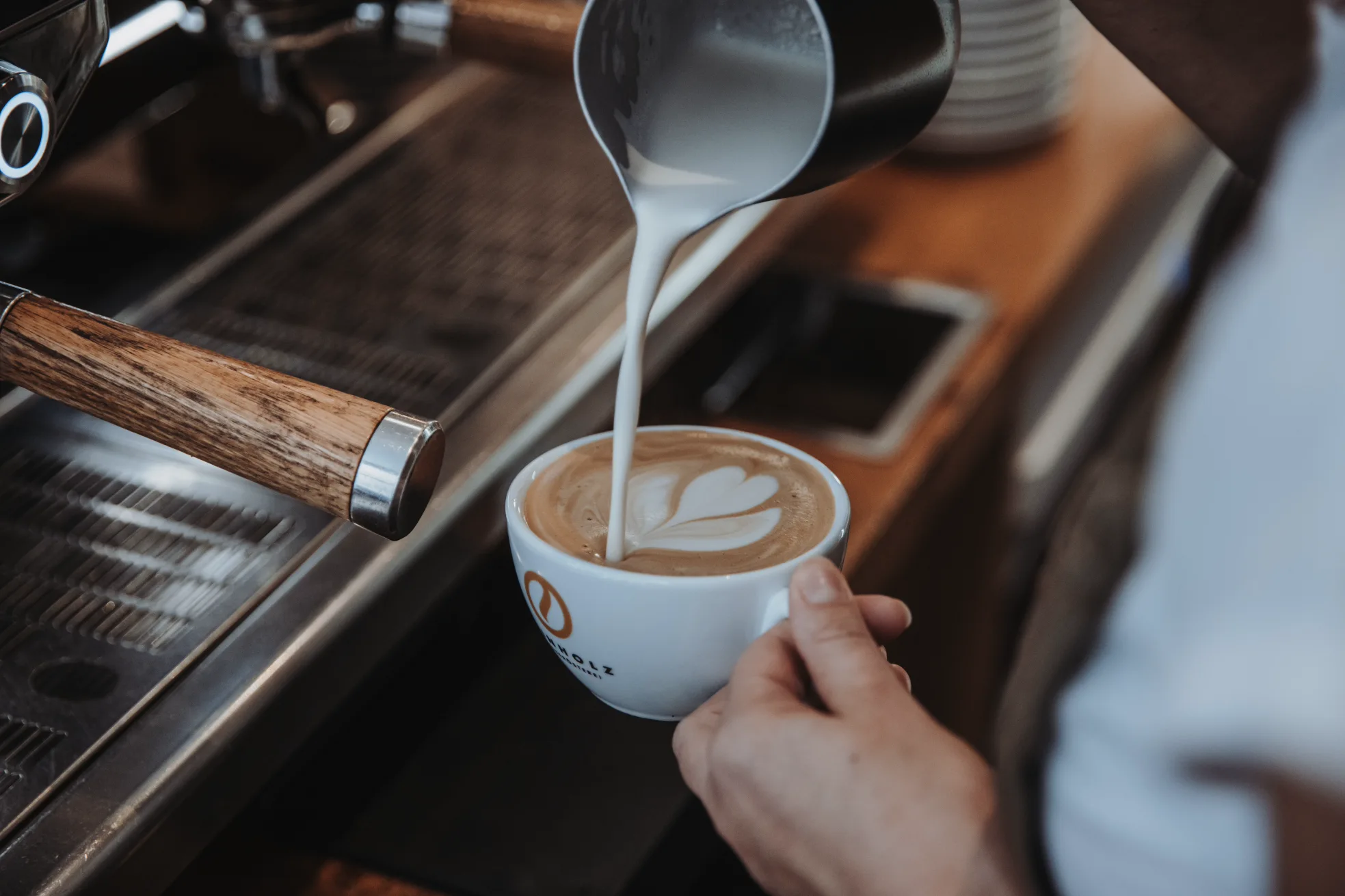 Barista-Workshop Latte Art in der Reinholz Rösterei in Fulda