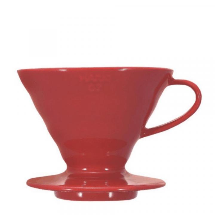 VDC-02R-Coffee-Dripper-V60-02-Ceramic-red Hario Porzellanfilter V60 02